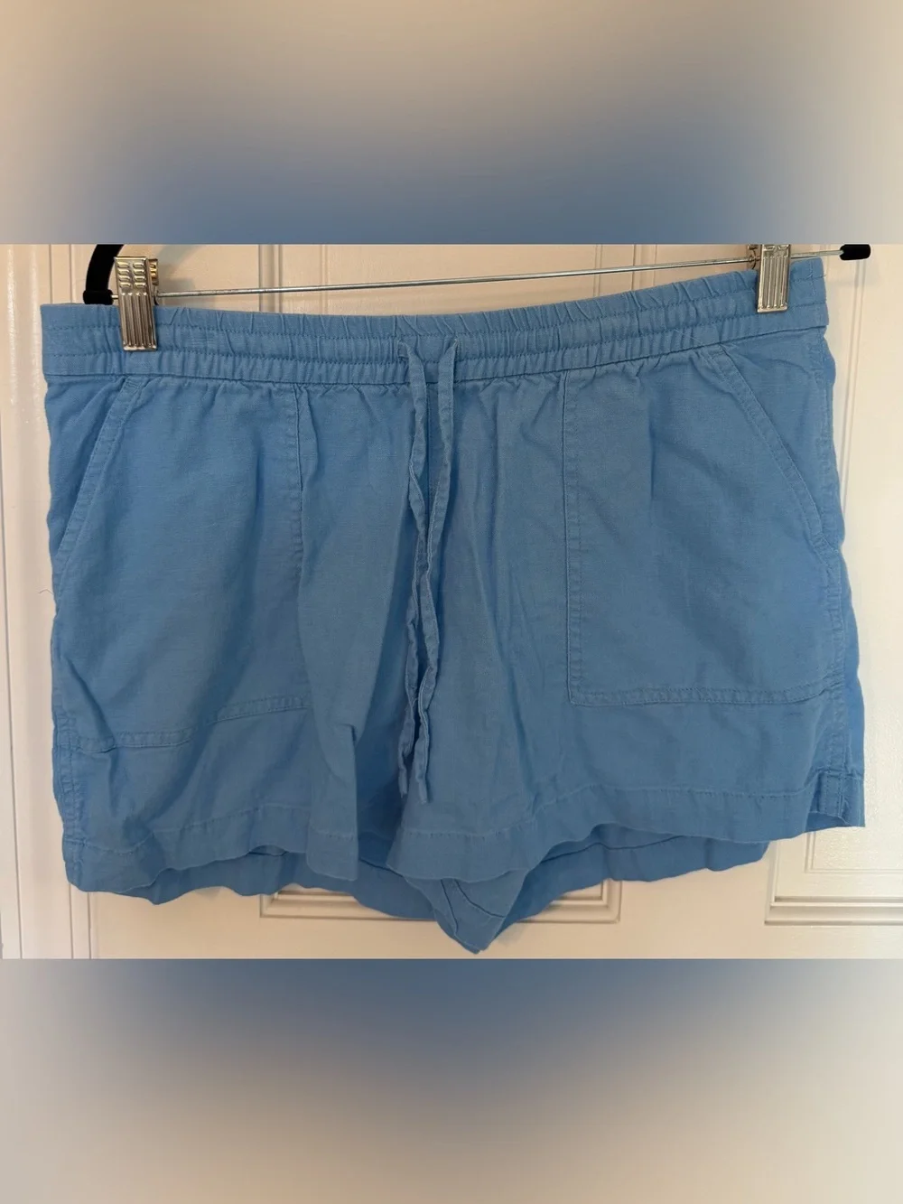 J. Crew Drawstring Women's Shorts Blue Medium